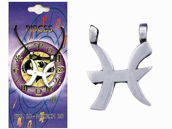 Astrological Pewter Pendant – PISCES